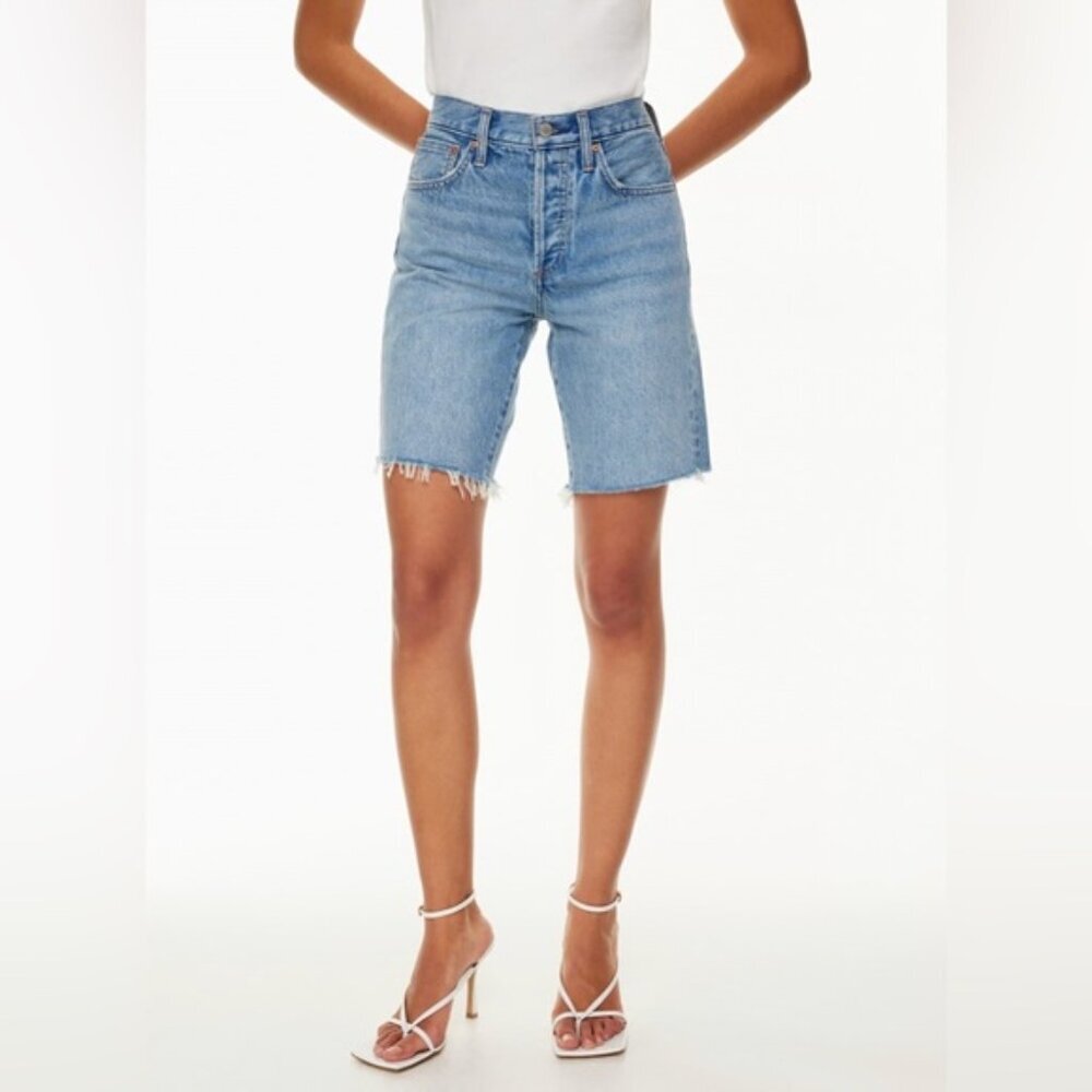 ARITZIA DENIM FORUM the yoko long jean  short 24